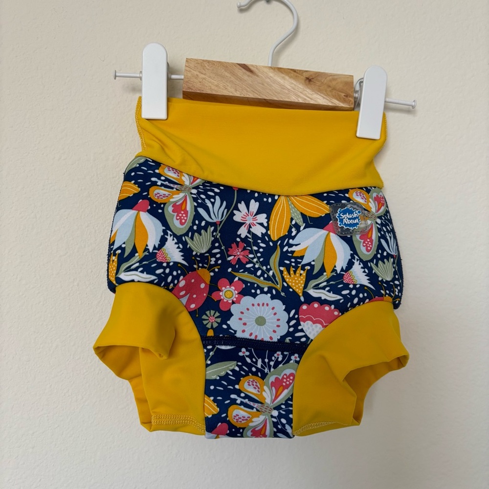 Splash About Happy Nappy reusable Swim Diaper Floral 1-2 years